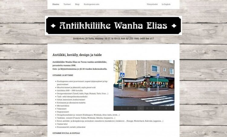 Antiikkiliike Wanha Elias